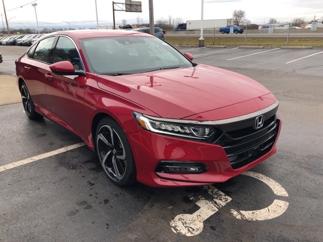 $25,225 2020 Honda Accord Sport Red 4D Sedan in Tipp City