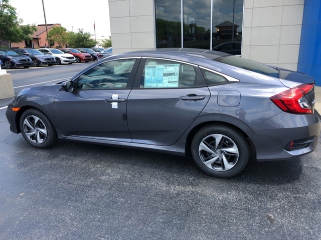 $20,150 2020 Honda Civic LX Gray 4D Sedan in Tipp City