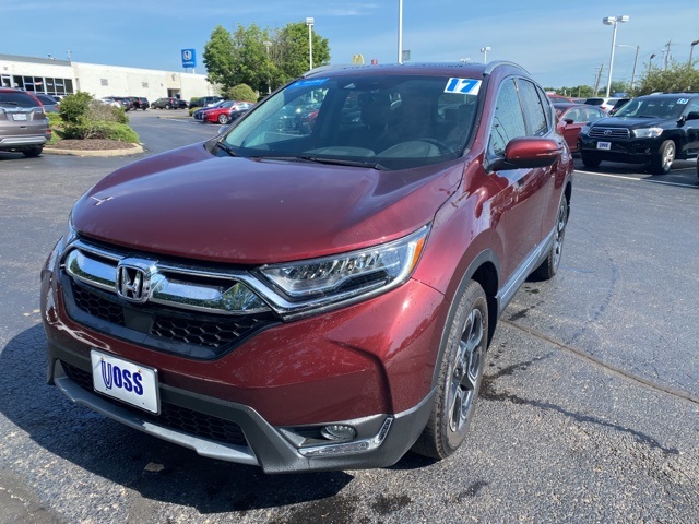 $25,500 2017 Honda CR-V Touring Red 4D Sport Utility in Tipp City